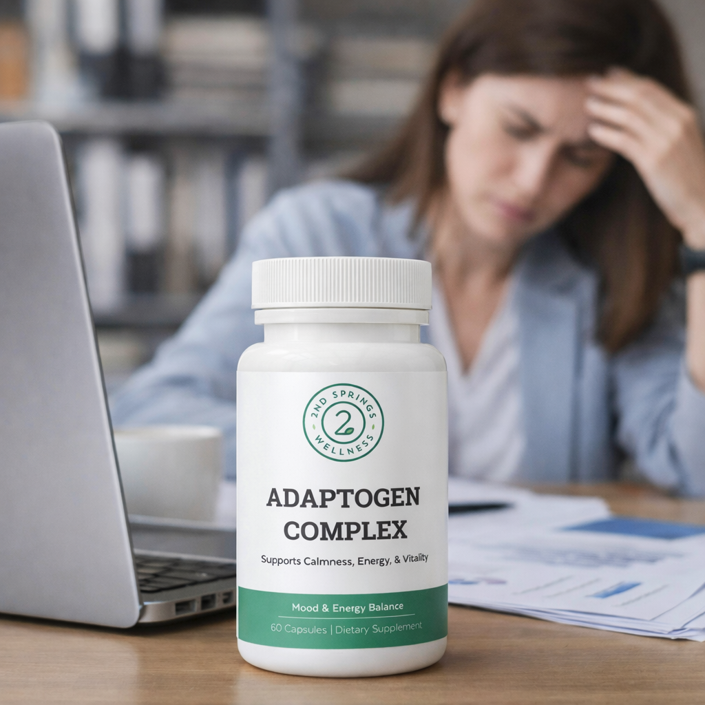 From Stress to Focus: How Adaptogen Complex Calms the Nervous System and Balances Cortisol