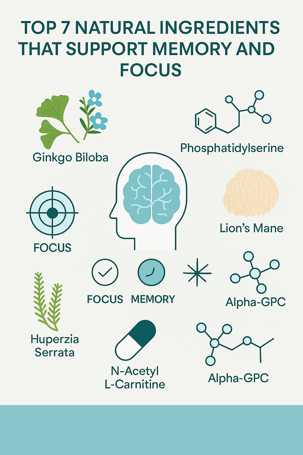 Top 7 Natural Ingredients That Support Memory and Focus