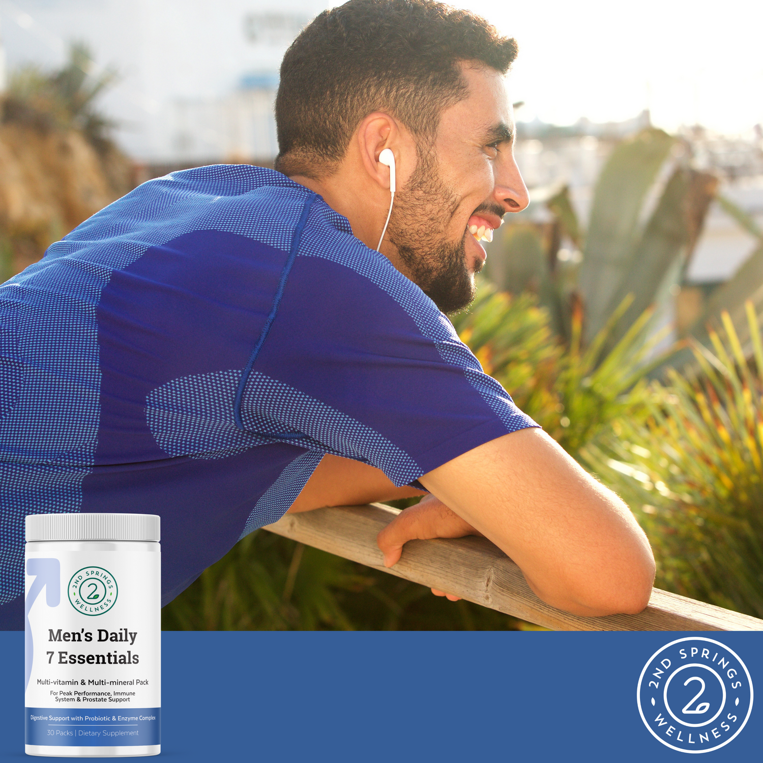 Elevate Your Digestive Health and Vitality with Men's Daily 7 Essentials - The Complete Multivitamin for Optimal Well-Being
