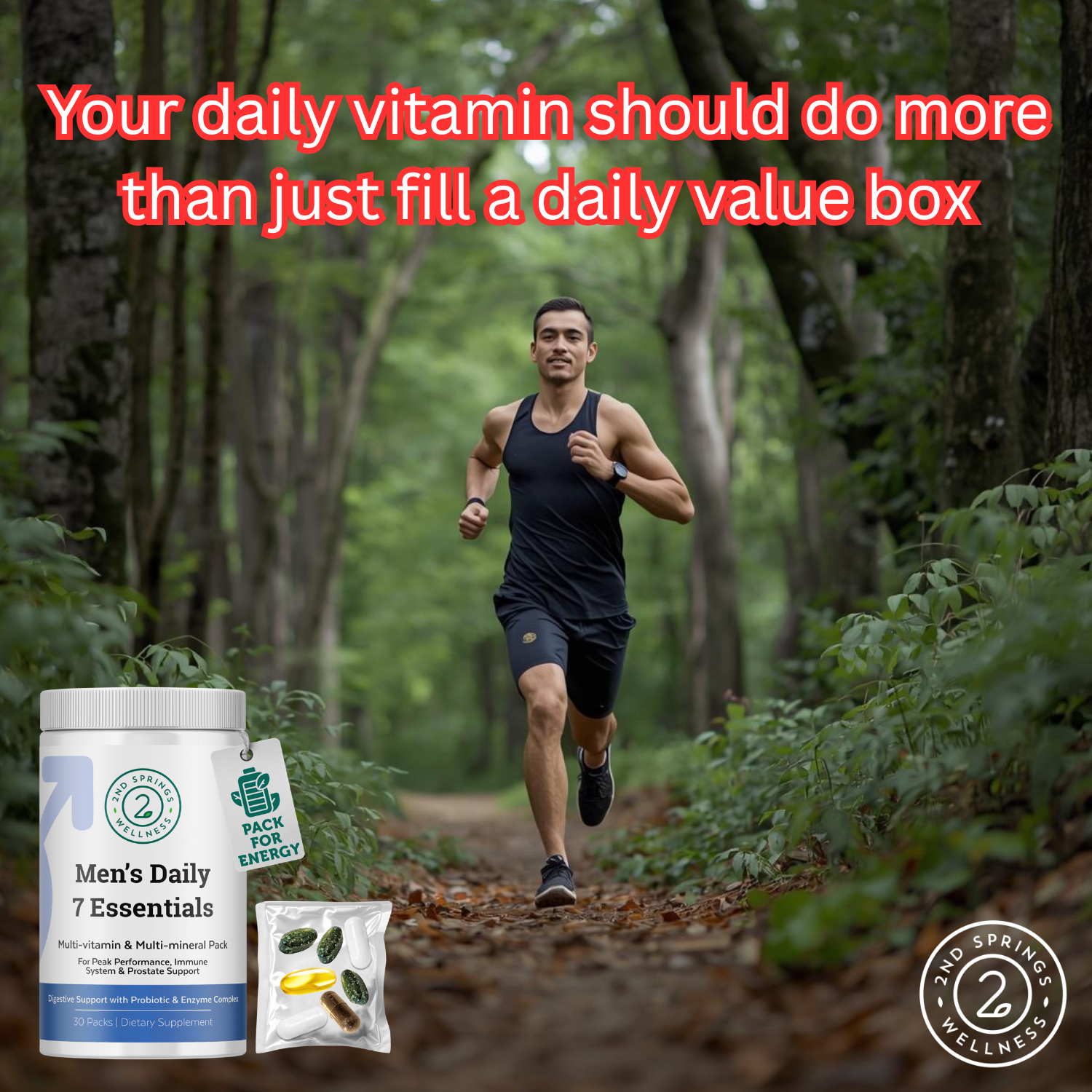 Men’s Daily 7 Essentials vs. One-A-Day Vitamins: What’s the Difference?