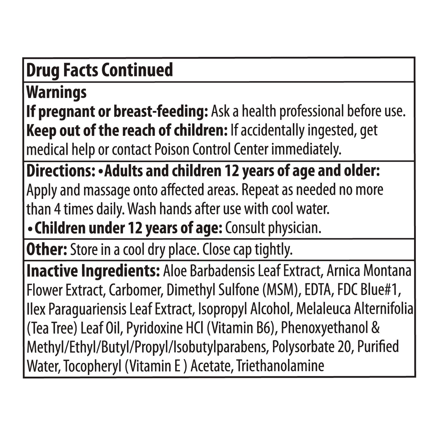 2nd Springs Restore Pain Relief Cream