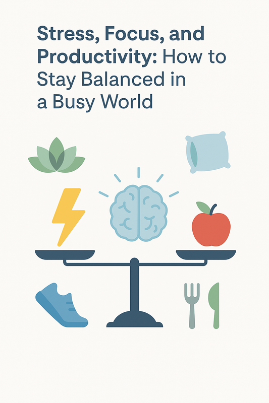 Stress, Focus, and Productivity: How to Stay Balanced in a Busy World