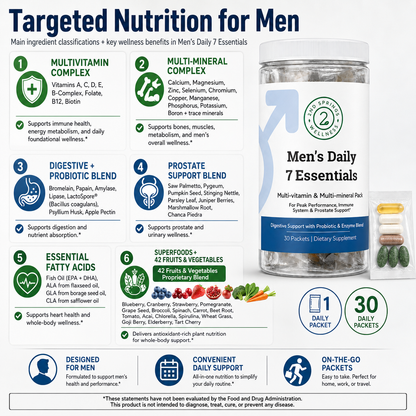 Men's Daily 7 Essentials
