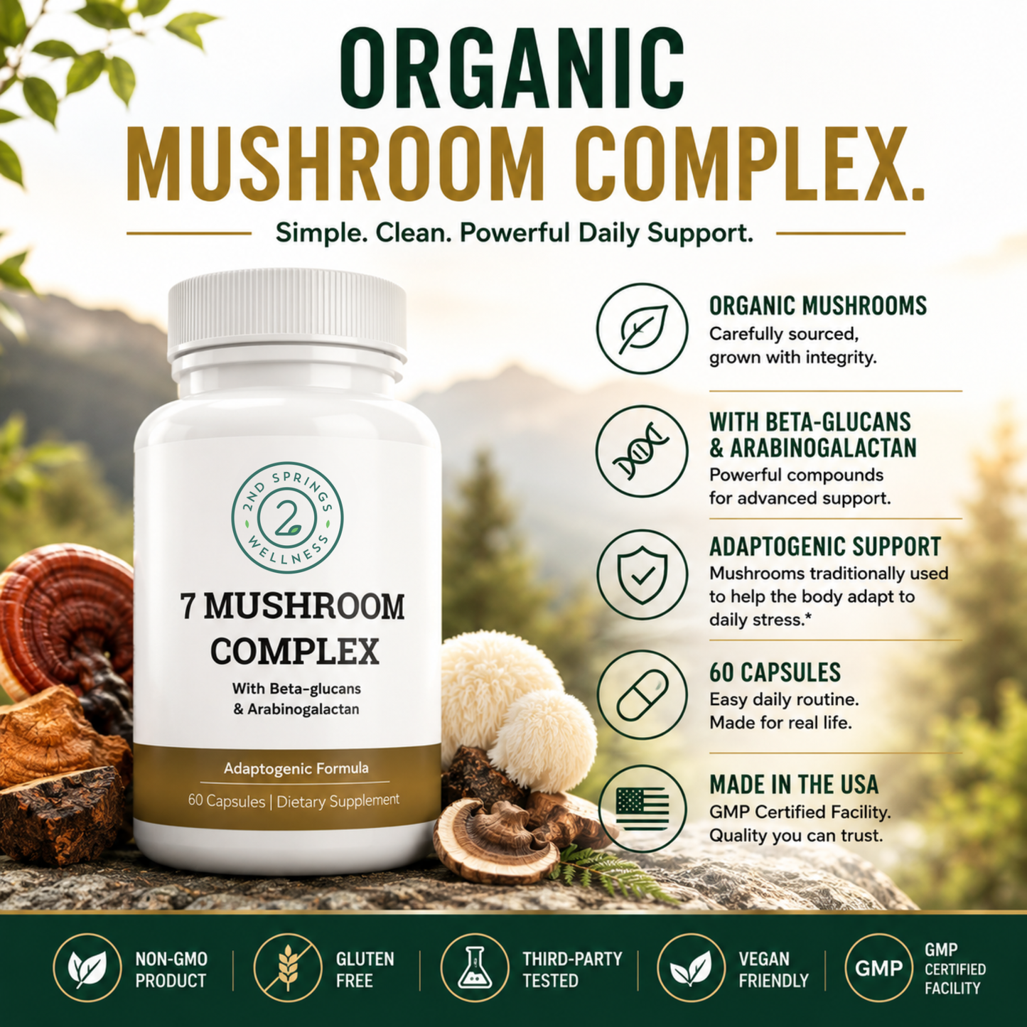 7 Organic Mushroom Complex