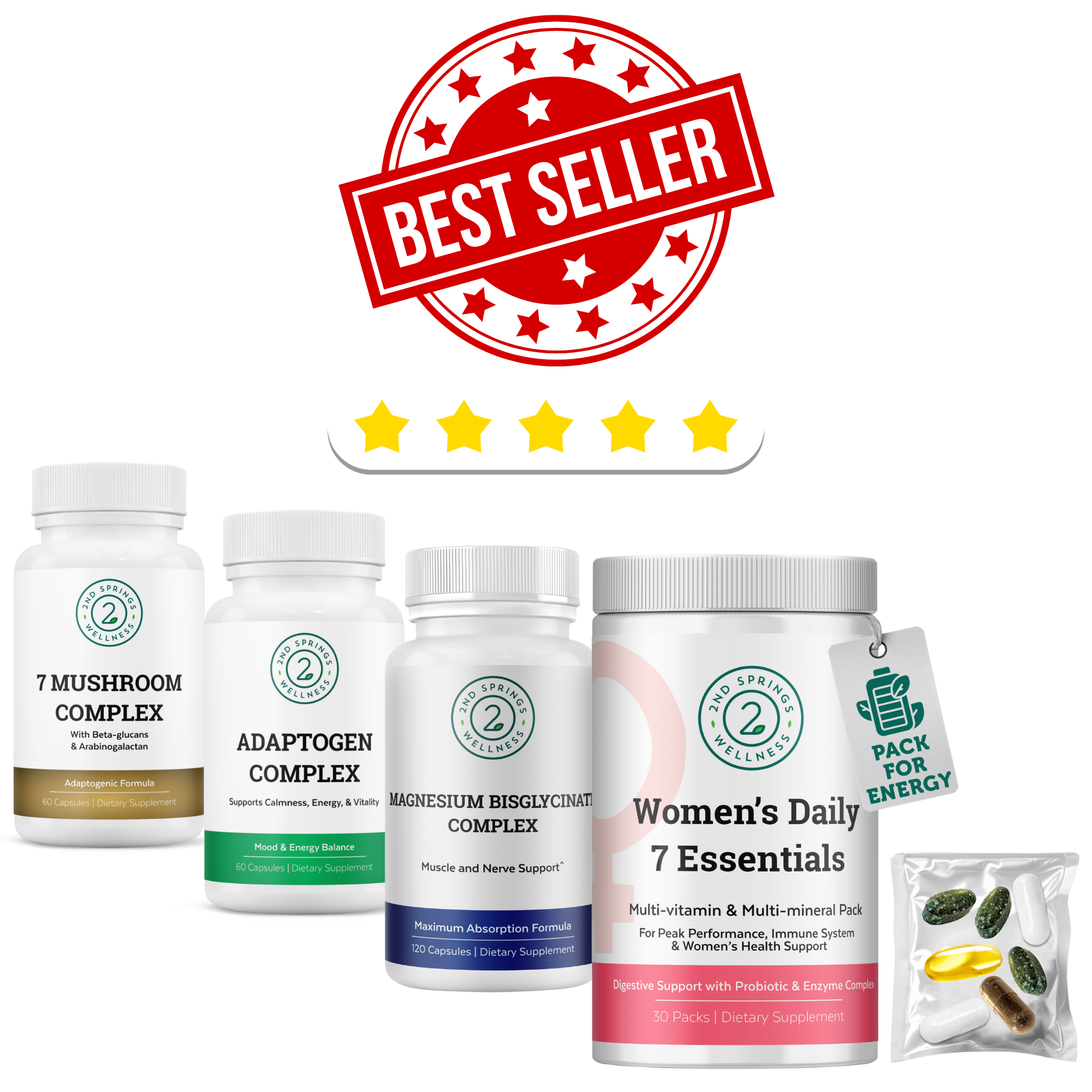 Women’s Daily Performance Stack | Energy, Focus & Wellness Supplements ...