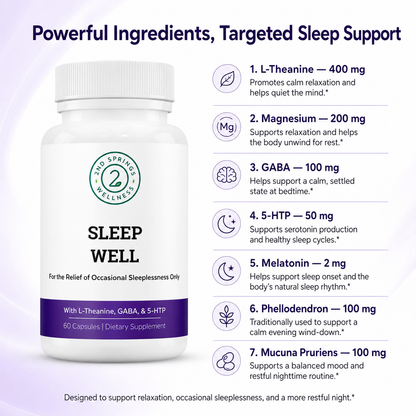 Sleep Well Stress Relief & Sleep Support Formula