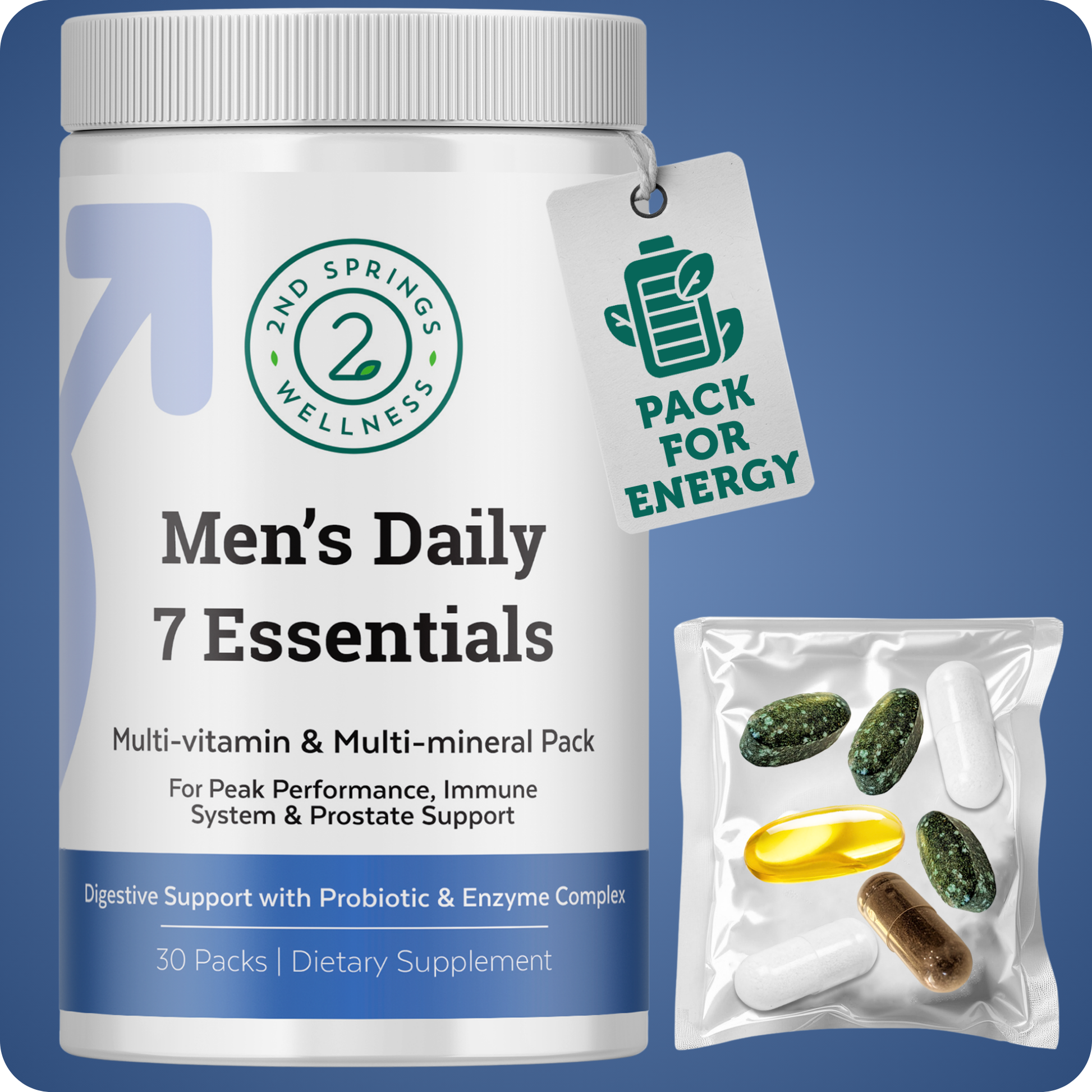 Men's Multivitamin Pack | Daily Vitamins for Energy & Performance Men's Multivitamin Pack | Daily Vitamins for Energy & Performance