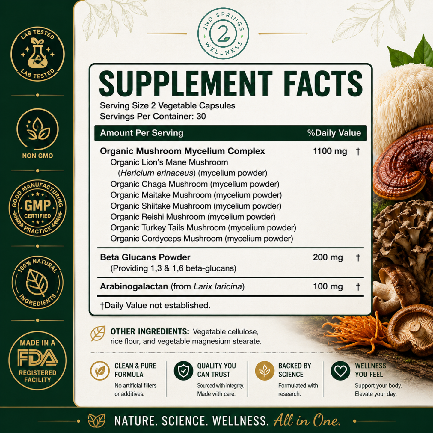 7 Organic Mushroom Complex