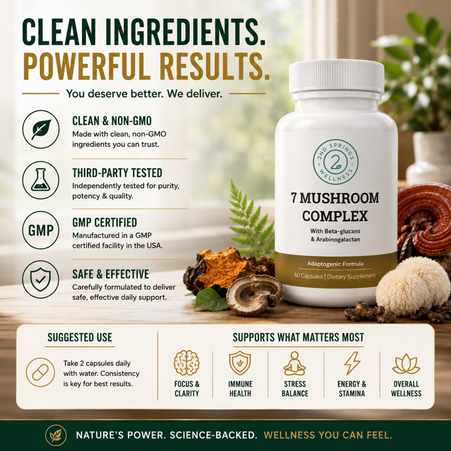 7 Organic Mushroom Complex